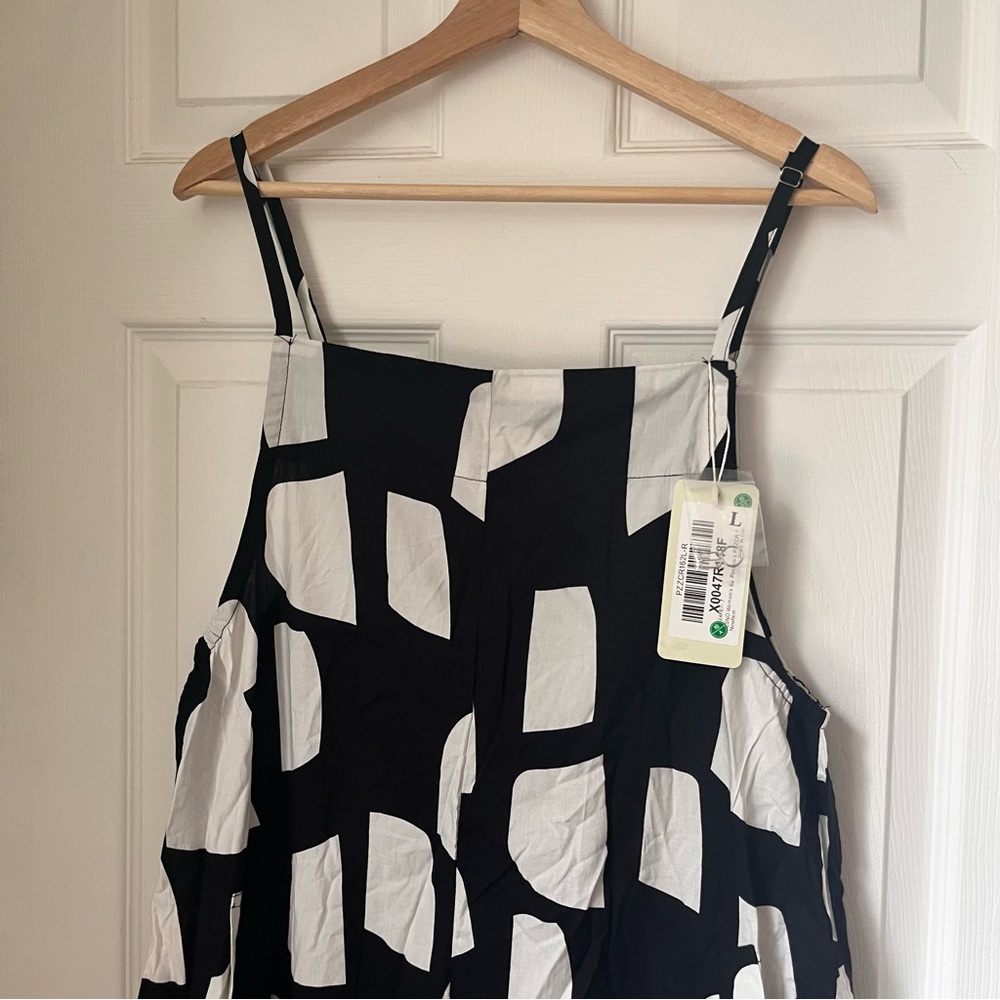 Black and White Geometric jumpsuit